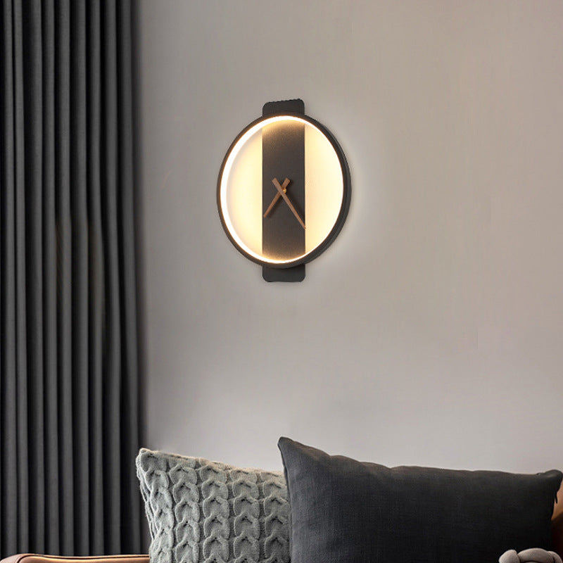 Lampe horloge nordique