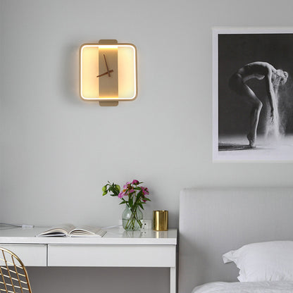 Lampe horloge nordique
