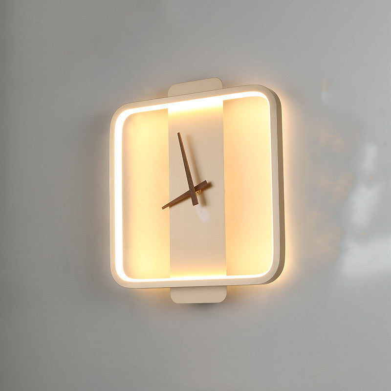 Lampe horloge nordique