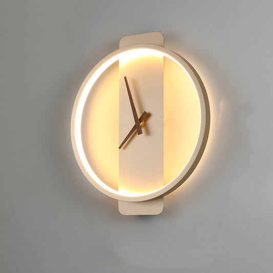 Lampe horloge nordique