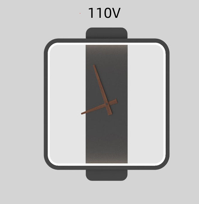 Lampe horloge nordique