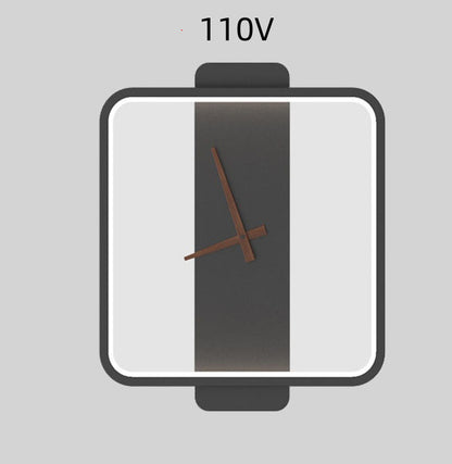 Lampe horloge nordique