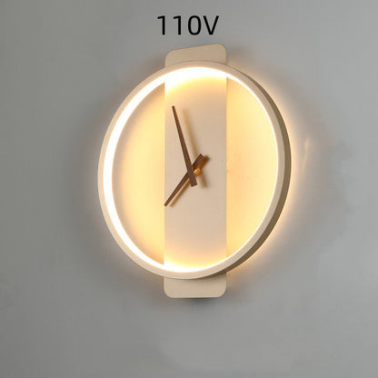 Lampe horloge nordique