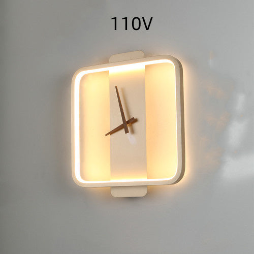 Lampe horloge nordique