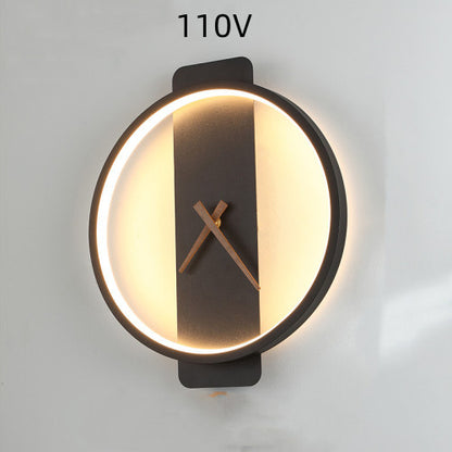 Lampe horloge nordique
